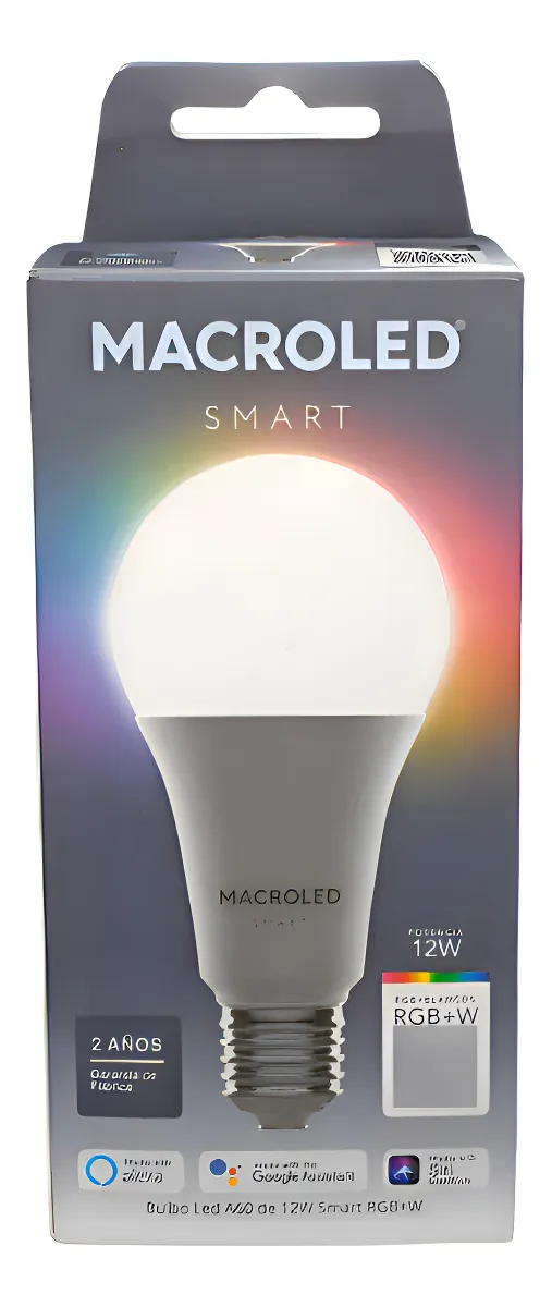 Macroled SBT-A60-12W-RGB LED 12 W Color de la luz RGB (copia) (copia) (copia)