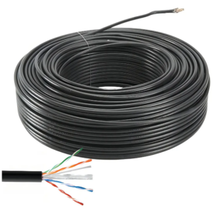UTP DE RED 5E EXTERIOR NEGRO POR METRO