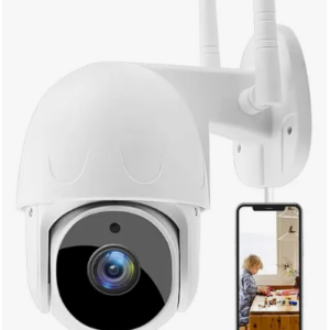 Camara De Seguridad Smart Wifi 1080p Vision Nocturna Domo Color Blanco