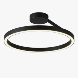 Lampara Colgante Circulo Led Anillo Aluminio
