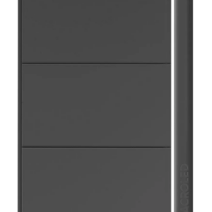 Tecla Pulsador Tokio Macroled Smart 3 Canales Color Negro Corriente Nominal 7 A Voltaje Nominal 220v
